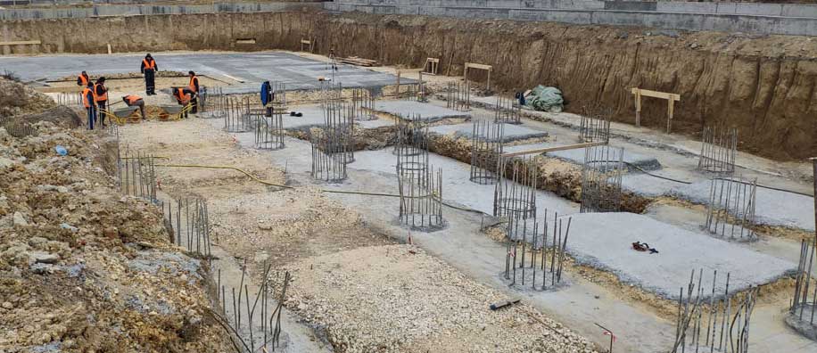 radier fondation beton