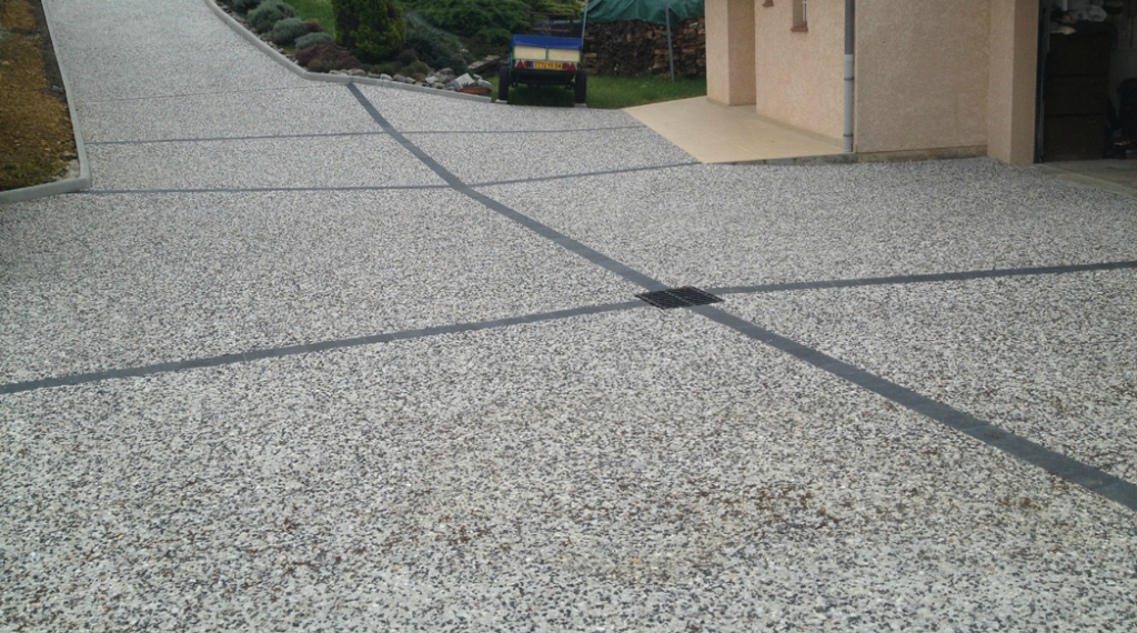 beton desactive pour sol de parking