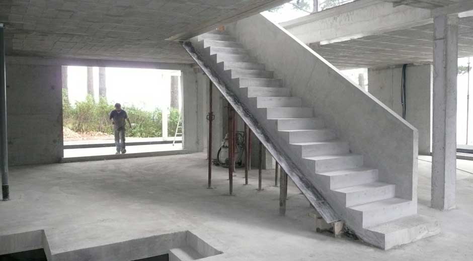 Comment construire un escalier en béton? 