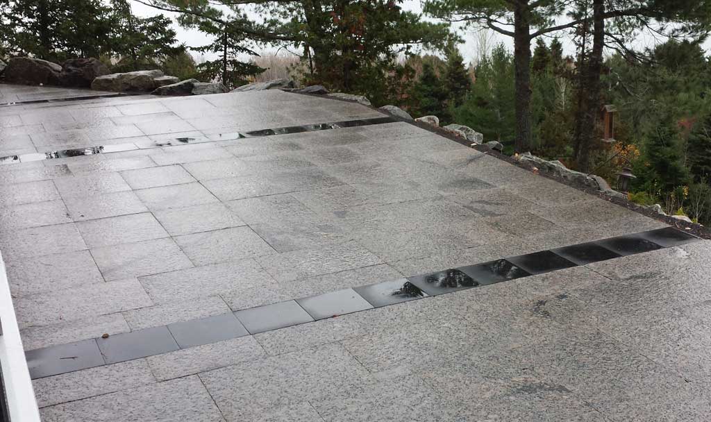 dallage granite pour une terrasse exterieure